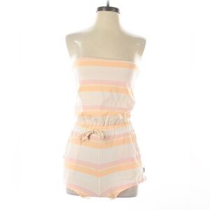 Afends retro inspired Striped Strapless Romper US size 4